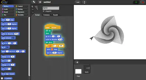 Image illustrative de l’article Snap! (langage)