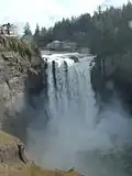 Snoqualmie Falls à la mi-mars.