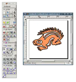 Description de l'image Sodipodi 0.34 Xfce4 Therapy Tango.png.
