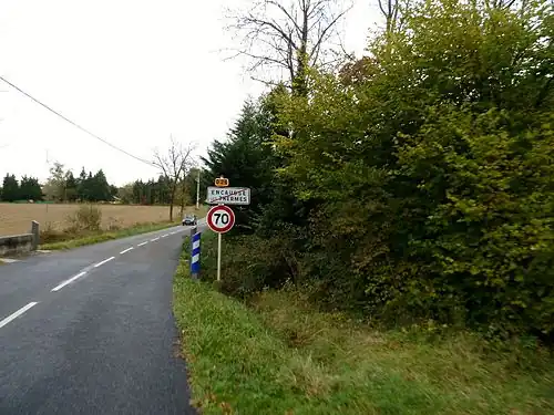 Sortie d'Encausse-les-Thermes.