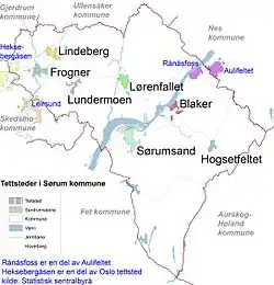 Localisation de Frogner