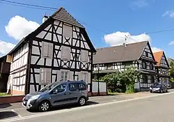 Anciennes fermes (XVIIIe), 20, 18 et 16 rue Frohnacker.