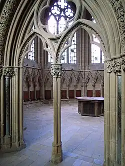 Abbaye de Southwell, Nottinghamshire, chapter house.