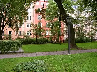 Vers le sud et Rådmansgatan.