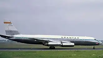 EC-BZR, le Convair 990 impliqué, photographié en septembre 1972, trois mois avant l'accident.