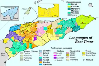 Image illustrative de l’article Langues au Timor oriental