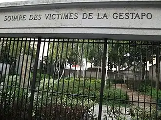 Image illustrative de l’article Square des Victimes-de-la-Gestapo