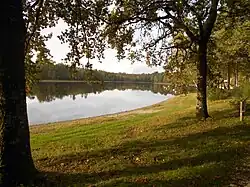 L'étang de Saint-Saud.