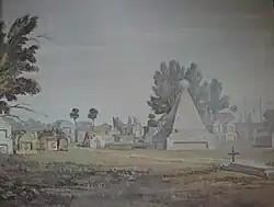 Cimetière Saint-Louis no&nbsp;1 en 1834