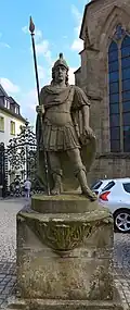 Statue de saint Maurice.