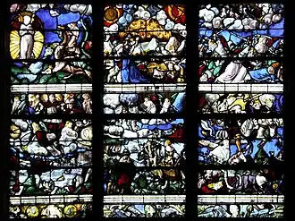 Panneaux des deux premiers rangs