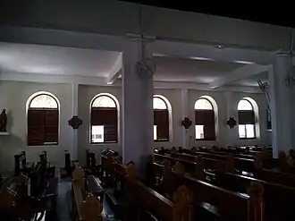 Nef latérale gauche.