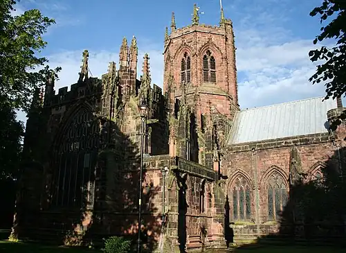 Église Sainte-Marie, Nantwich, extrémité est.