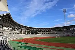 Le terrain d'honneur du stade Charléty.