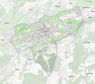 (Voir situation sur carte : Sion)