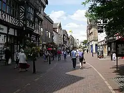 photographie du centre-ville de Stafford