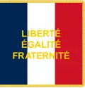 Drapeau de la Communauté française (1958-1960).