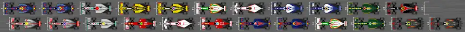 Schéma de la grille de départ du Grand Prix