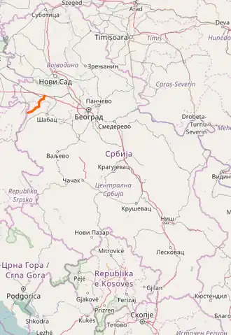 Image illustrative de l’article Route magistrale 20 (Serbie)