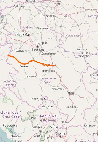 Image illustrative de l’article Route magistrale 27 (Serbie)