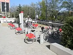 La station « Vélo'v ».