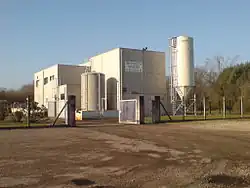 Station d'épuration et de traitement des eaux de la ville.