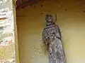 Statue en bois de Saint-François.