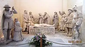 Mise au tombeau de l'église Saint-Vorles.