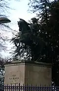 Statue de José de San Martín dans le parc Montsouris à Paris.