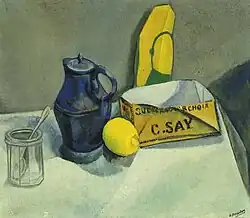 Nature morte avec une cafetière bleue (1913), Collection particulière.