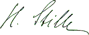 signature de Hans Stille