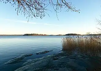 Stora Värtan vu de Djursholm/Ranängen