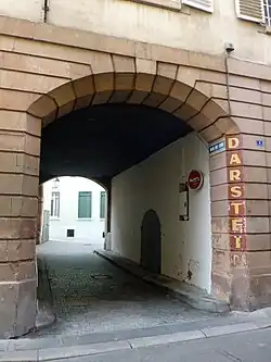 Passage vers la rue du Ciel, entre les nos&nbsp;1 et 3.