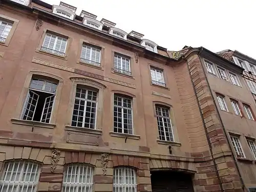 Façade de l'hôtel de Dartein.