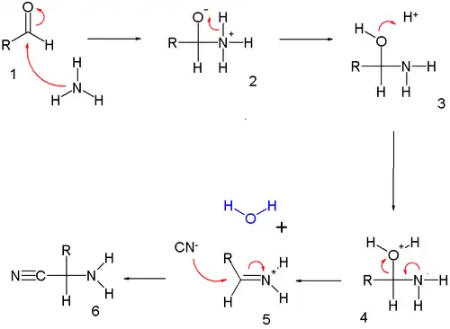 Synthèse de Strecker, partie I