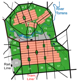 Plan de la ville.