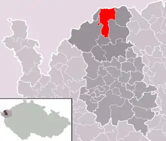 Localisation de Stříbrná