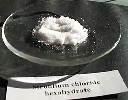 Image illustrative de l’article Chlorure de strontium