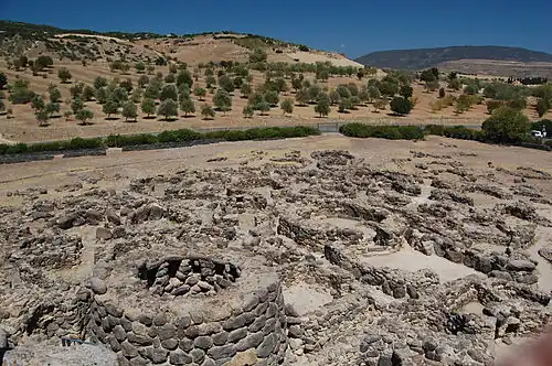 Vestiges de Su Nuraxi.