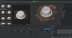 Description de l'image Sugar cane shell in Meshroom - visualization.png.