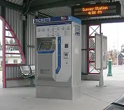 Distributeur automatique à Sumner (État de Washington), aux États-Unis.