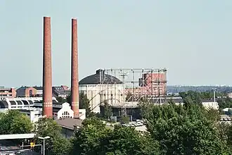 Ancienne centrale électrique de Suvilahti conçue par Selim Arvid Lindqvist.