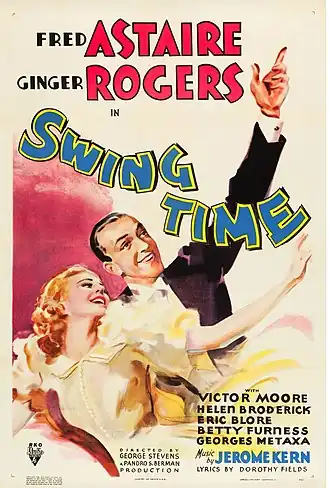 Description de l'image Swing Time (1936 poster).jpg.