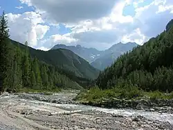 La rivière Ova dal Fuorn.