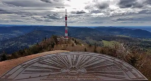 Vue du sommet du Donon