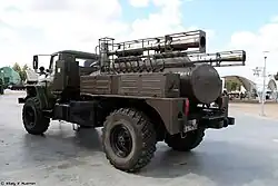 Véhicule de dégazage russe ARS-14U sur chassis Ural-4320