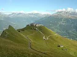 Le fort de la Platte (1&nbsp;993&nbsp;m) au km 56