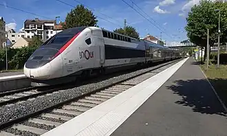 TGV inOui de la relation Évian&nbsp;– Paris.