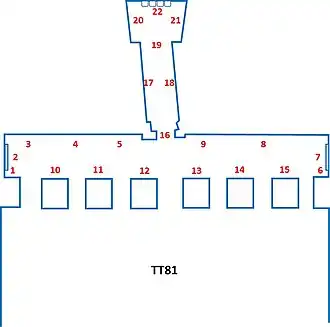 Plan du tombeau d'Inéni.