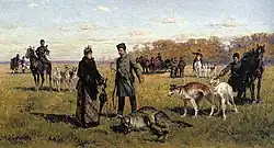 Le Loup capturé, 1891.